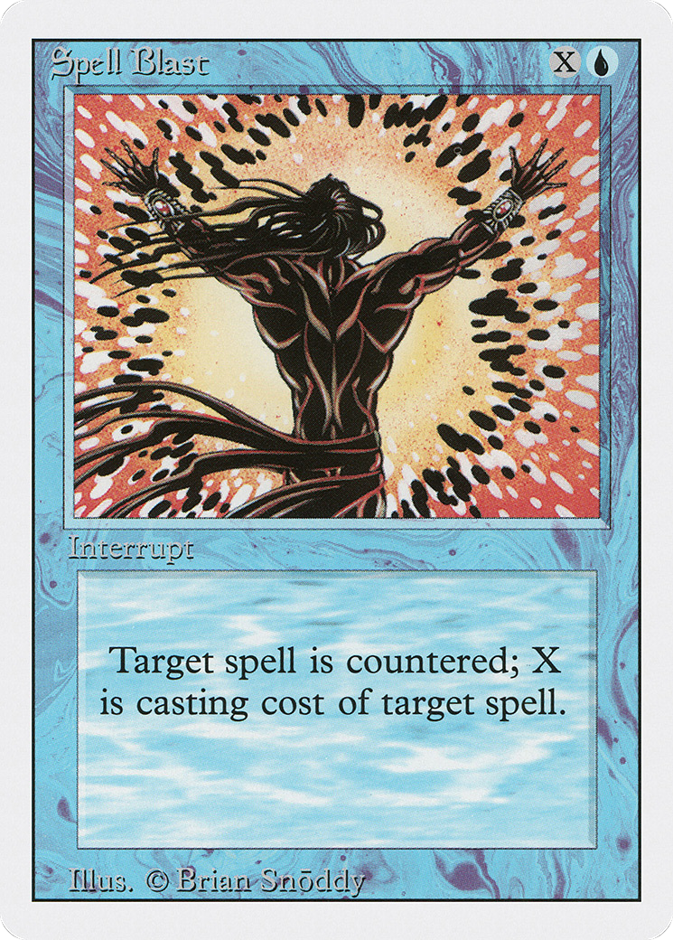 Spell Blast (3ED-) [Revised Edition] MTG Single Wizards of the Coast