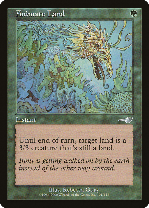 Animate Land (NMS-101) [Nemesis] MTG Single Wizards of the Coast