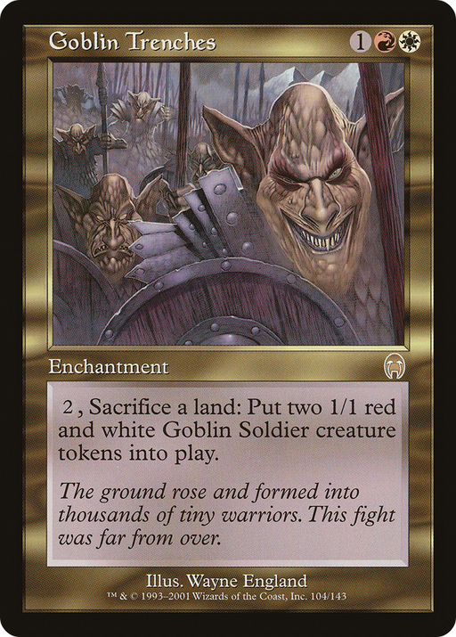 Goblin Trenches (APC-104) [Apocalypse] MTG Single Wizards of the Coast