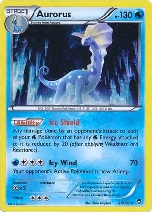 Aurorus - 26/111 (Cosmos Holo) Holofoil [Misc: Cards & Products] Pokemon Single Pokémon