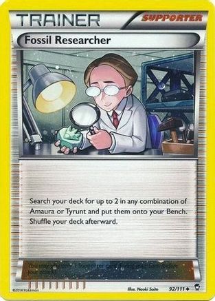 Fossil Researcher - 92/111 (Cosmos Holo) Holofoil [Misc: Cards & Products] Pokemon Single Pokémon