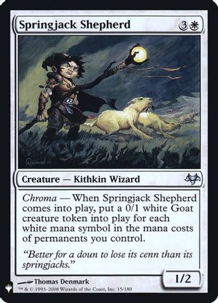 Springjack Shepherd (LIST-15/180) [Mystery Booster] The List Reprints MTG Single Wizards of the Coast