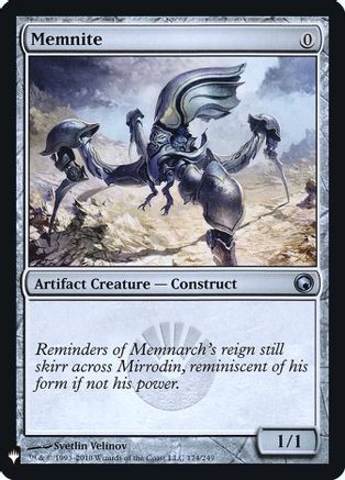 Memnite (LIST-174) [Mystery Booster] The List Reprints MTG Single Wizards of the Coast