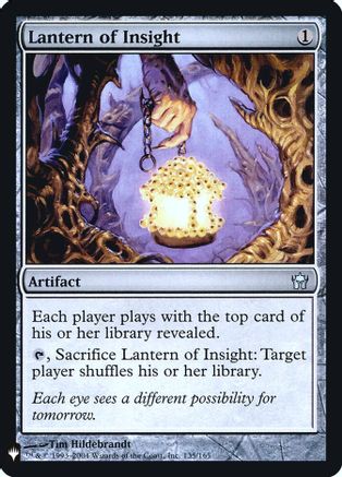 Lantern of Insight (LIST-135) [Mystery Booster] The List Reprints MTG Single Wizards of the Coast