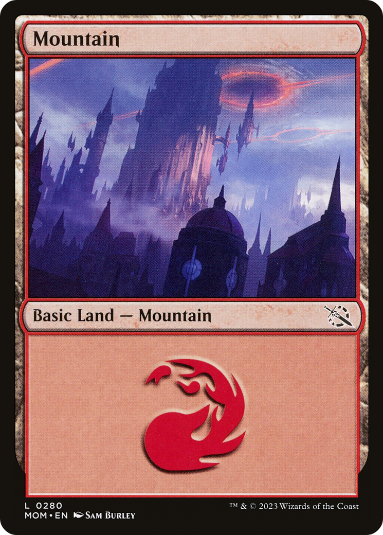 Mountain (MOM-280) [March of the Machine] MTG Single Wizards of the Coast