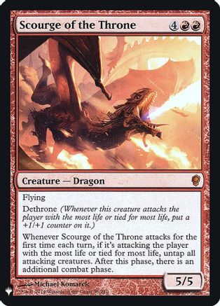 Scourge of the Throne (LIST-035) [Mystery Booster] The List Reprints Foil MTG Single Wizards of the Coast