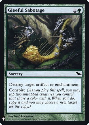 Gleeful Sabotage (LIST-116) [Mystery Booster] The List Reprints Foil MTG Single Wizards of the Coast