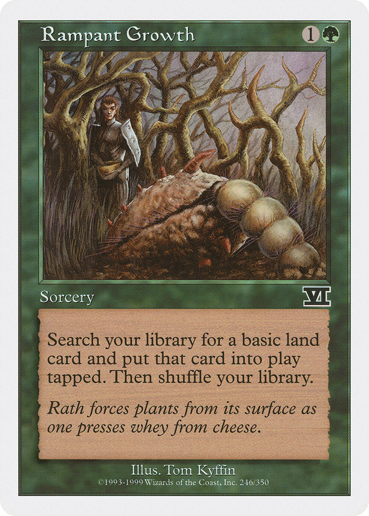 Rampant Growth (6ED-246) [Classic Sixth Edition] MTG Single Wizards of the Coast