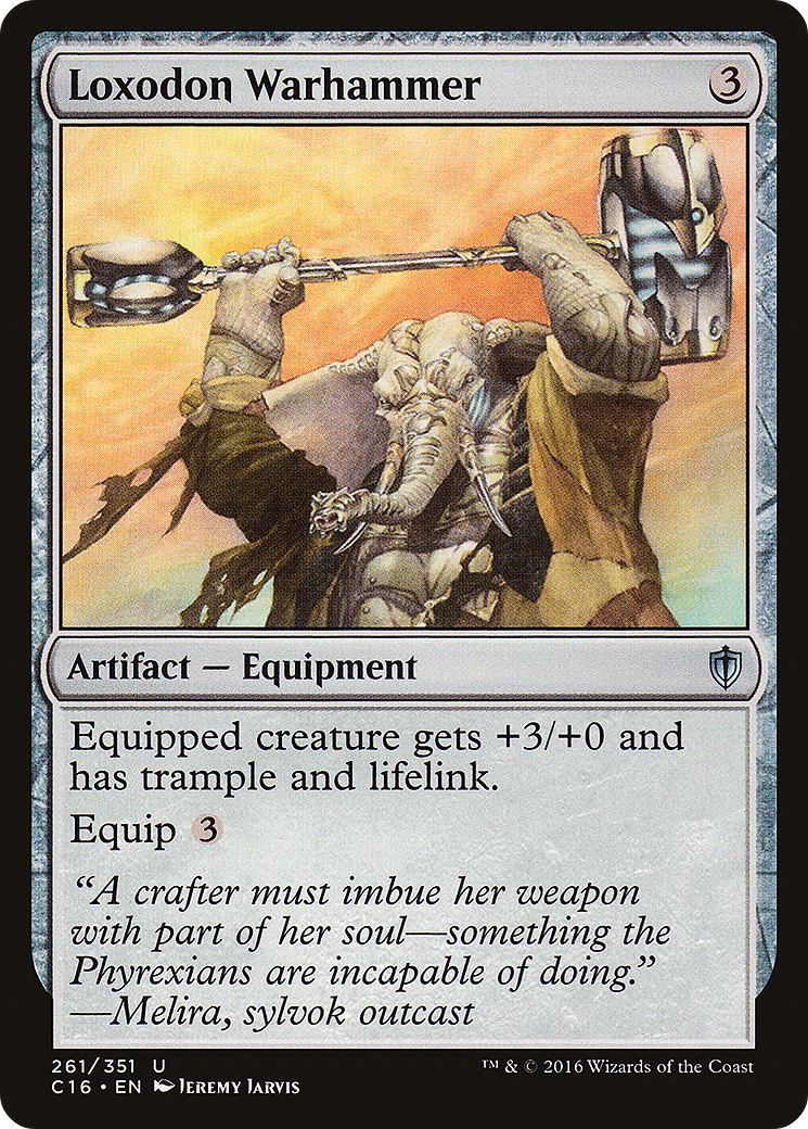 Loxodon Warhammer (C16-261) [Commander 2016] MTG Single Wizards of the Coast