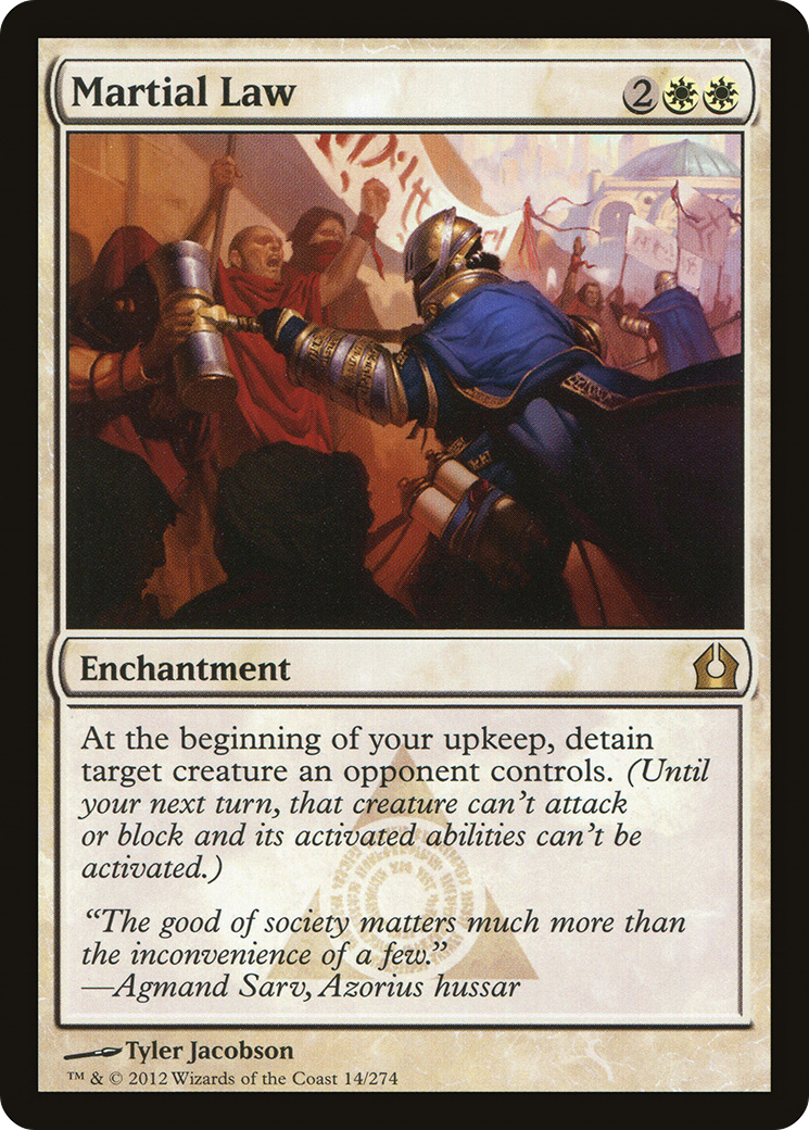 Martial Law (RTR-014) [Return to Ravnica] Foil MTG Single Wizards of the Coast