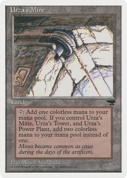 Urza's Mine (CHR-114C) [Chronicles] MTG Single Wizards of the Coast
