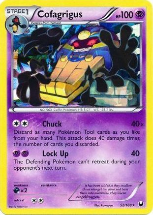 Cofagrigus - 52/108 (Cracked Ice Holo) () Holofoil [Misc: Deck Exclusives] Pokemon Single Pokémon