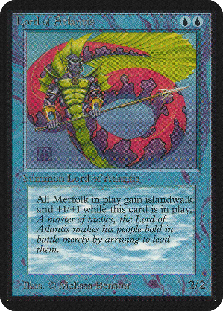 Lord of Atlantis (LEA-062) [Oldschool] Limited Edition Alpha MTG Single Wizards of the Coast