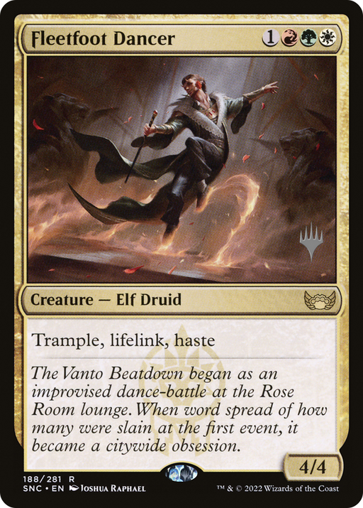 Fleetfoot Dancer (PPSNC-188P) [Streets of New Capenna Promos] MTG Single Wizards of the Coast