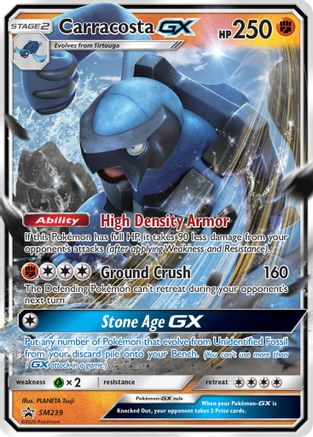 Carracosta GX - SM239 (SM239/248) Holofoil [SM: Black Star Promos] Pokemon Single Pokémon