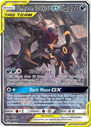 Umbreon & Darkrai GX SM241/248 Holofoil [SM: Black Star Promos] Pokemon Single Pokémon