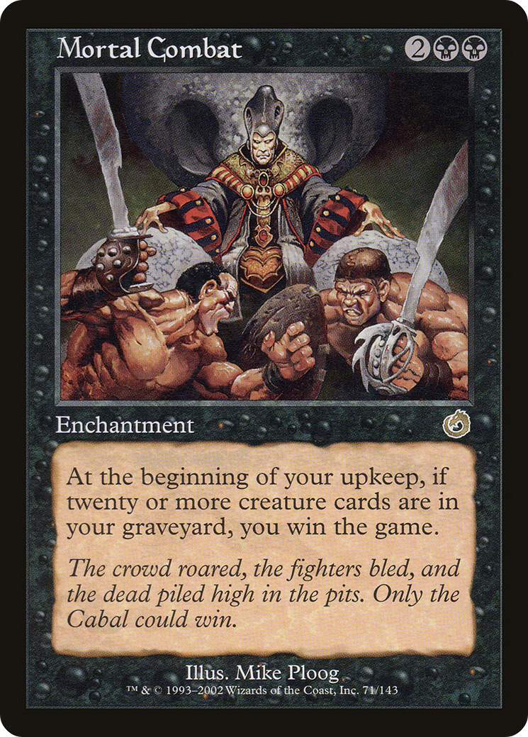 Mortal Combat (TOR-071) [Torment] Foil MTG Single Wizards of the Coast