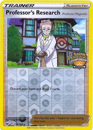 Professor's Research 178/202 (Regional Championships) () Reverse Holofoil [Promos: League & Championship Cards] Pokemon Single Pokémon