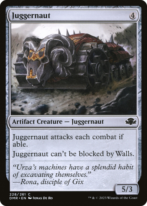 Juggernaut (DMR-228) [Dominaria Remastered] Foil MTG Single Wizards of the Coast