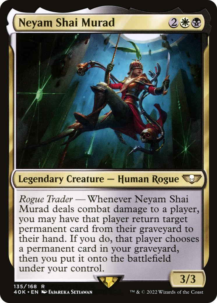 Neyam Shai Murad (40K-135) [Warhammer 40,000 Commander] MTG Single Wizards of the Coast