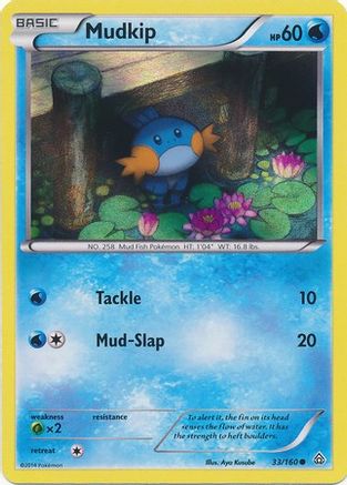 Mudkip - 33/160 (Sheen Holo) Holofoil [Misc: Cards & Products] Pokemon Single Pokémon