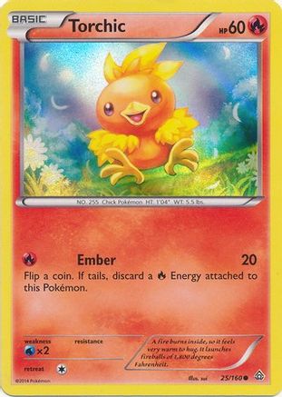 Torchic 25/160 (Sheen Holo) Holofoil [Misc: Cards & Products] Pokemon Single Pokémon