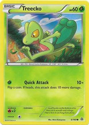 Treecko 6/160 (Sheen Holo) Holofoil [Misc: Cards & Products] Pokemon Single Pokémon