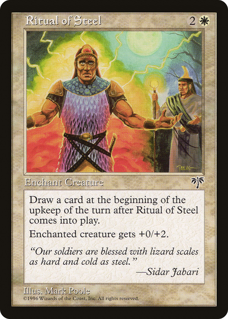 Ritual of Steel (MIR-036) [Mirage] MTG Single Wizards of the Coast