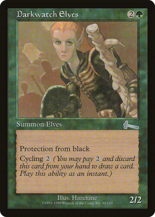 Darkwatch Elves (ULG-099) [Urza's Legacy] MTG Single Wizards of the Coast