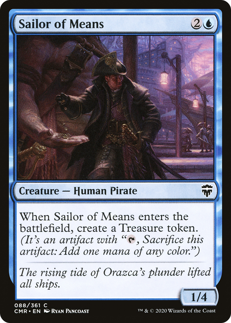 Sailor of Means (CMR-088) [Commander Legends] MTG Single Wizards of the Coast