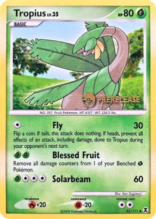 Tropius - 52/111 (Prerelease) () [Promos: Nintendo Promos] Pokemon Single Pokémon