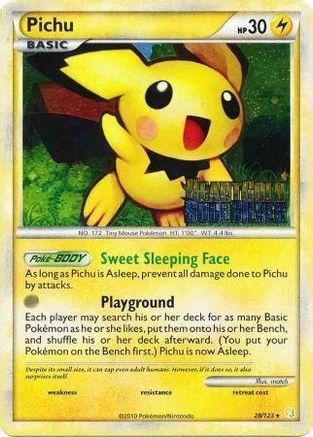 Pichu - 28/123 (Prerelease) () Holofoil [Promos: Nintendo Promos] Pokemon Single Pokémon