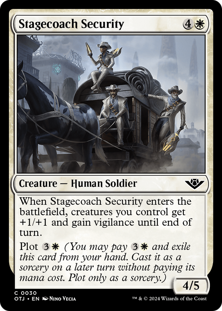 Stagecoach Security (OTJ-030) [Outlaws of Thunder Junction] MTG Single Wizards of the Coast