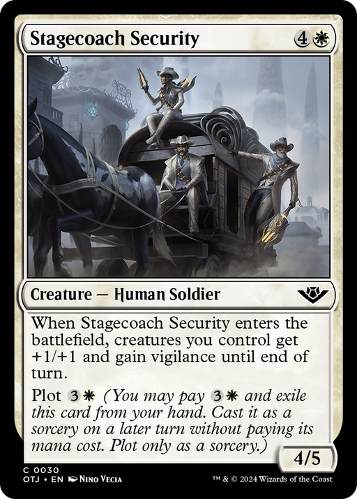 Stagecoach Security (OTJ-030) [Outlaws of Thunder Junction] MTG Single Wizards of the Coast