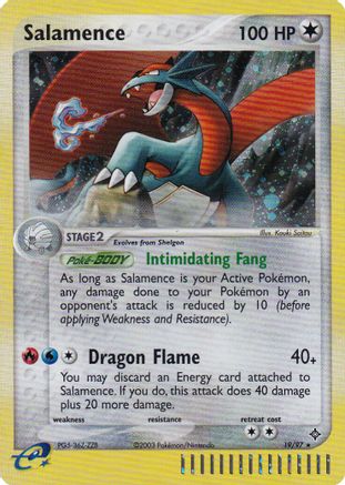 Salamence - 19/97 (e-League) () Holofoil [Promos: Nintendo Promos] Pokemon Single Pokémon