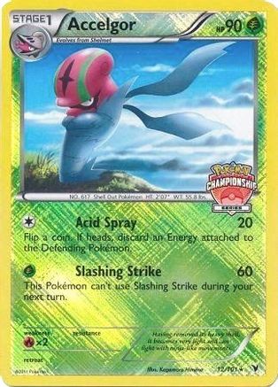 Accelgor - 12/101 (Championship Series) () Reverse Holofoil [Promos: League & Championship Cards] Pokemon Single Pokémon
