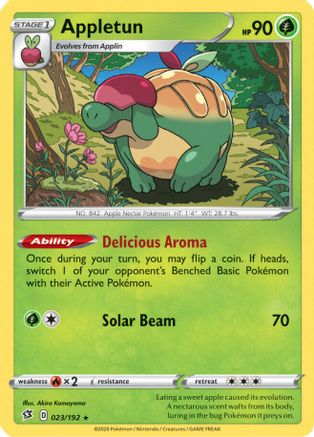 Appletun (23/192) Reverse Holofoil [SWSH: Rebel Clash] Pokemon Single Pokémon