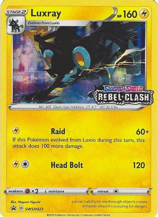 Luxray - SWSH023 (Prerelease) SWSH023/307 Holofoil [Promos: SWSH Promo Cards] Pokemon Single Pokémon