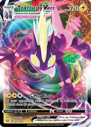 Toxtricity VMAX 71/192 Holofoil [SWSH: Rebel Clash] Pokemon Single Pokémon