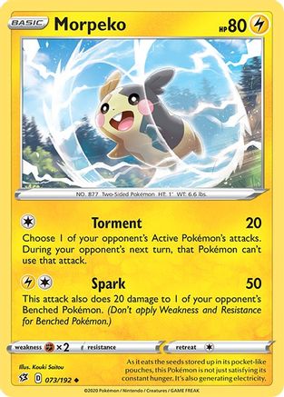Morpeko (73/192) [SWSH: Rebel Clash] Pokemon Single Pokémon