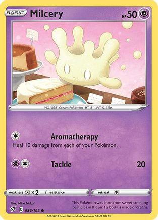 Milcery (86/192) Reverse Holofoil [SWSH: Rebel Clash] Pokemon Single Pokémon