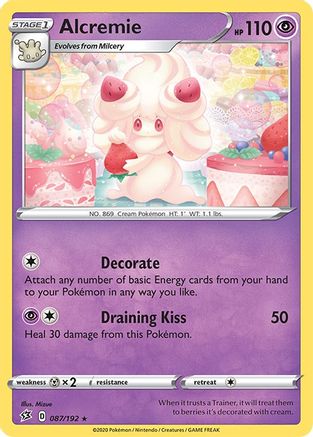 Alcremie (87/192) - [SWSH: Rebel Clash] Reverse Holofoil Pokemon Single Pokémon