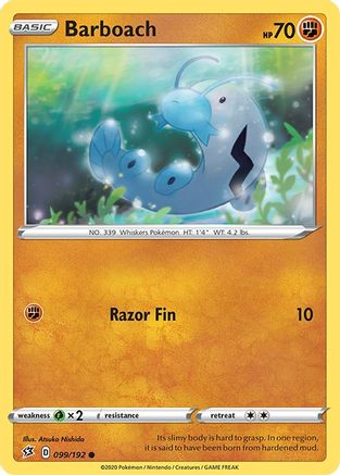 Barboach (/192) [SWSH: Rebel Clash] Pokemon Single Pokémon