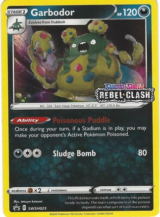 Garbodor - SWSH025 (Prerelease) (/307) Holofoil [Promos: SWSH Promo Cards] Pokemon Single Pokémon