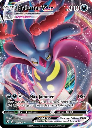 Malamar VMAX (122/192) Holofoil [SWSH: Rebel Clash] Pokemon Single Pokémon