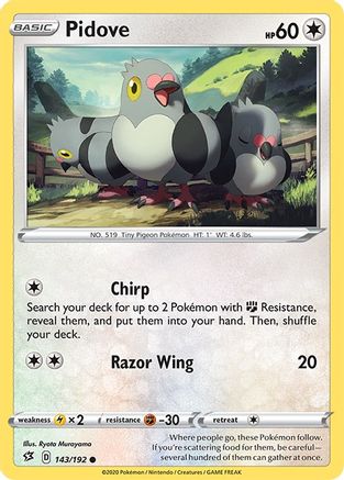 Pidove (143/192) [SWSH: Rebel Clash] Pokemon Single Pokémon