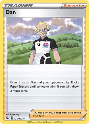 Dan (158/192) Reverse Holofoil [SWSH: Rebel Clash] Pokemon Single Pokémon