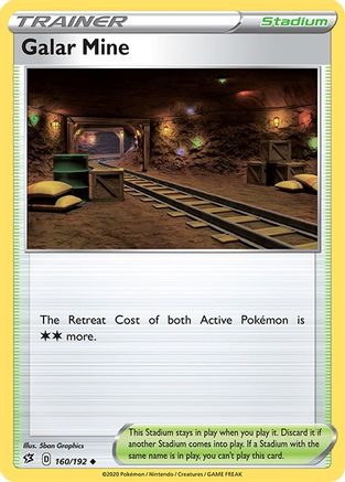 Galar Mine (160/192) Reverse Holofoil [SWSH: Rebel Clash] Pokemon Single Pokémon