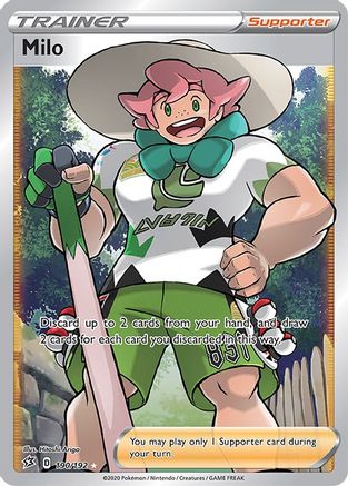 Milo (Full Art) (190/192) Holofoil [SWSH: Rebel Clash] Pokemon Single Pokémon