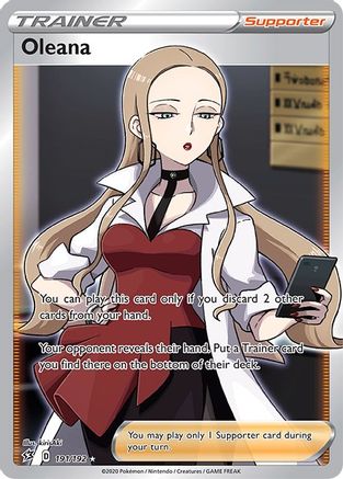 Oleana (Full Art) (191/192) Holofoil [SWSH: Rebel Clash] Pokemon Single Pokémon